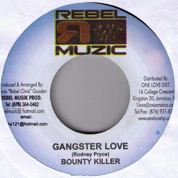 Bounty Killer - Gangster Love (7") - USED