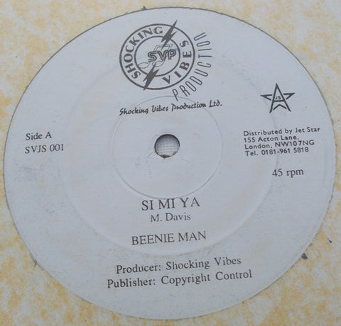 Beenie Man - Si Mi Ya (12") - USED