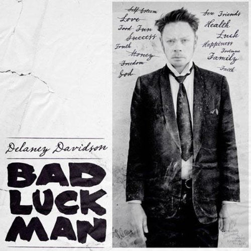 Delaney Davidson - Bad Luck Man (LP, Ltd, Whi + CD) - USED