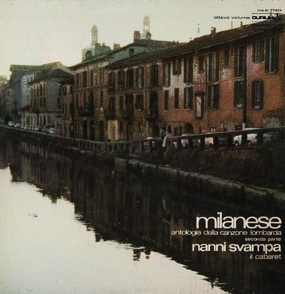 Nanni Svampa - Milanese - Antologia Della Canzone Lombarda - Seconda Parte - Il Cabaret - Ottavo Volume (LP, Album, Gat) - USED