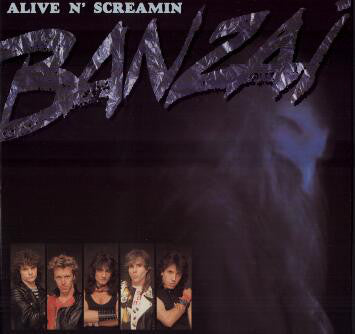Banzai (3) - Alive N' Screamin (LP, Album) - USED