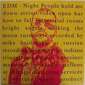 EDM* - Night People (LP, Album) - NEW