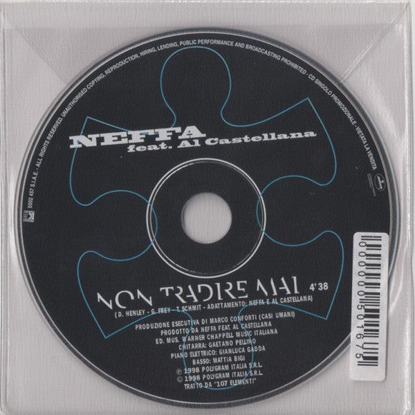 Neffa feat. Al Castellana - Non Tradire Mai (CD, Single, Promo) - USED