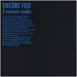 Encore Fou - Il Numero Undici (CD, Album) - USED