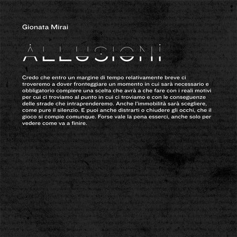 Gionata Mirai - Allusioni (CD, Album) - USED