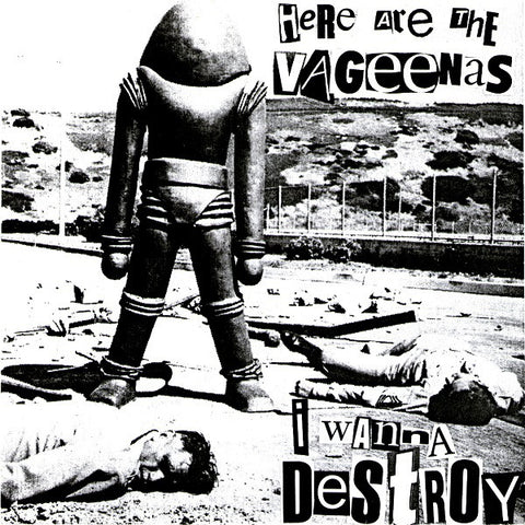 The Vageenas - I Wanna Destroy (7", EP, Gre) - USED