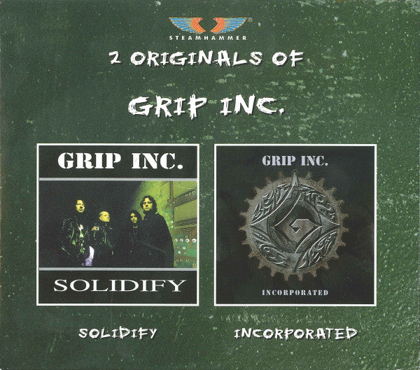 Grip Inc. - 2 Originals Of Grip Inc. (Solidify / Incorporated) (CD, Album, RE + CD, Album, Enh, RE + Comp) - USED