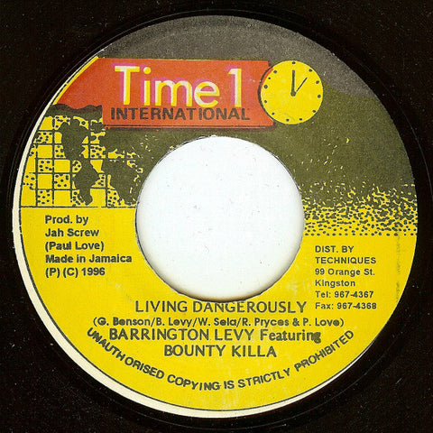 Barrington Levy / Bounty Killer - Living Dangerously (7") - USED