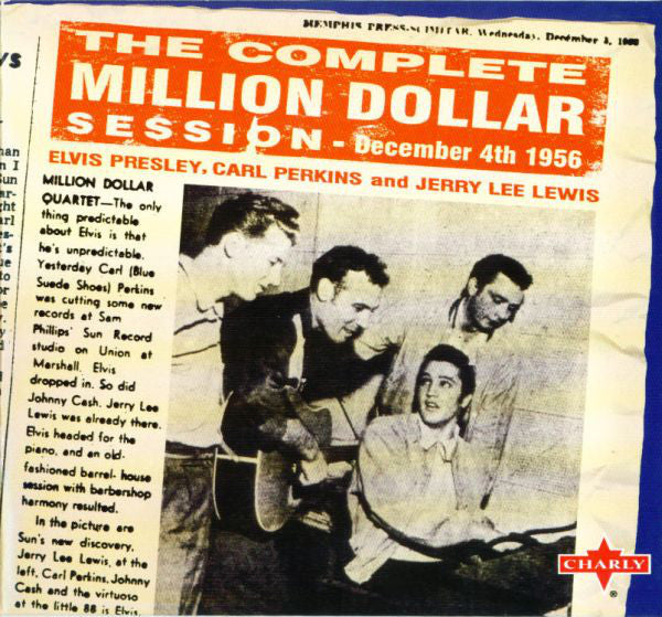 Elvis Presley, Carl Perkins And Jerry Lee Lewis - The Complete Million Dollar Session (CD, RE, Dig) - USED