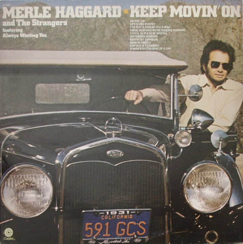 Merle Haggard And The Strangers (5) - Keep Movin' On (LP, Album) - USED