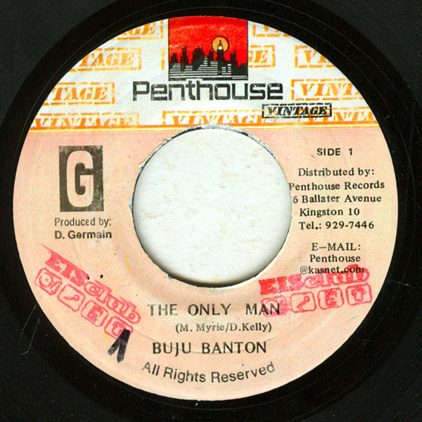 Buju Banton - The Only Man (7") - USED