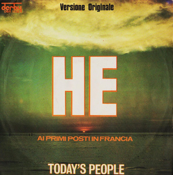 Today's People (2) - He (7", Single) - USED