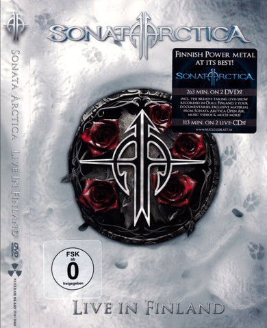 Sonata Arctica - Live In Finland (2xDVD-V + 2xCD, Album + Dig) - USED