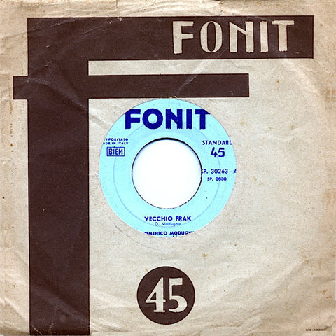 Domenico Modugno E La Sua Chitarra* - Vecchio Frak (7") - USED