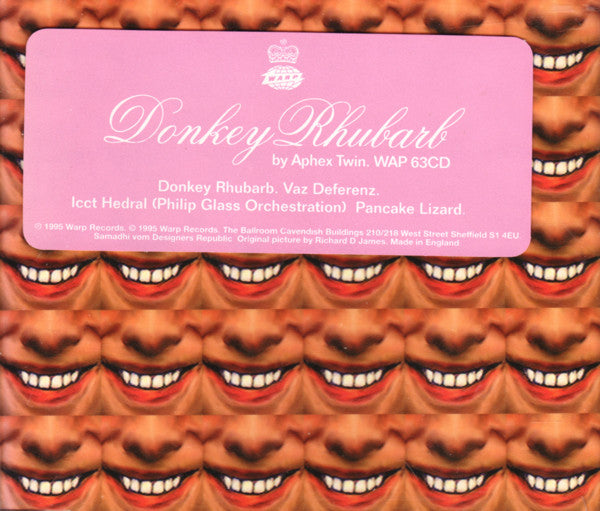 Aphex Twin - Donkey Rhubarb (CD, Single) - USED