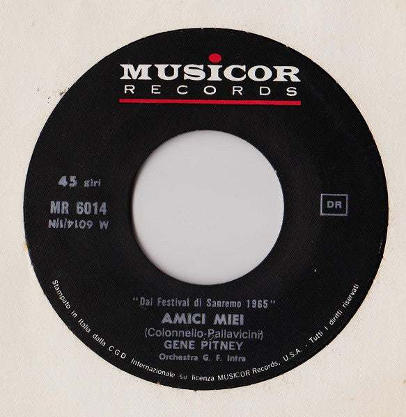 Gene Pitney - Amici Miei (7") - USED