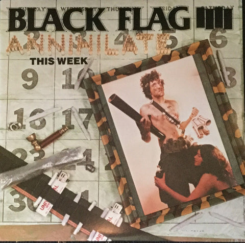 Black Flag - Annihilate This Week (12", Single, RP) - NEW