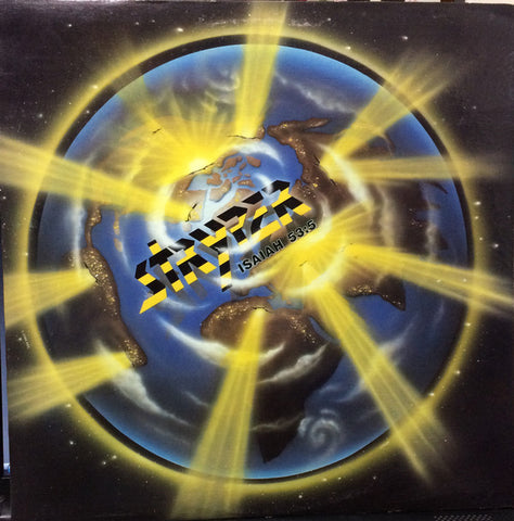 Stryper - The Yellow And Black Attack (LP, Album) - USED