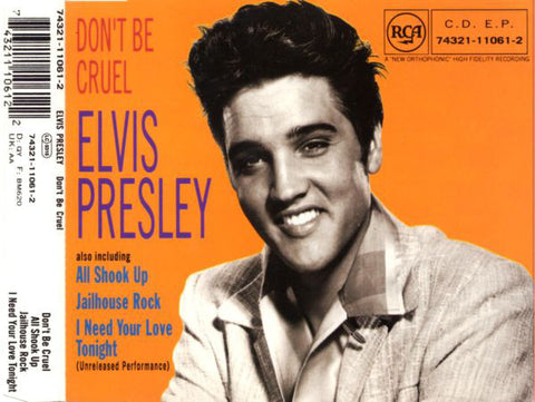 Elvis Presley - Don't Be Cruel (CD, EP, Mono) - USED
