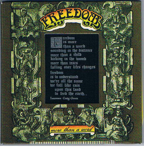 Freedom (9) - Is More Than A Word (CD, Gat) - USED