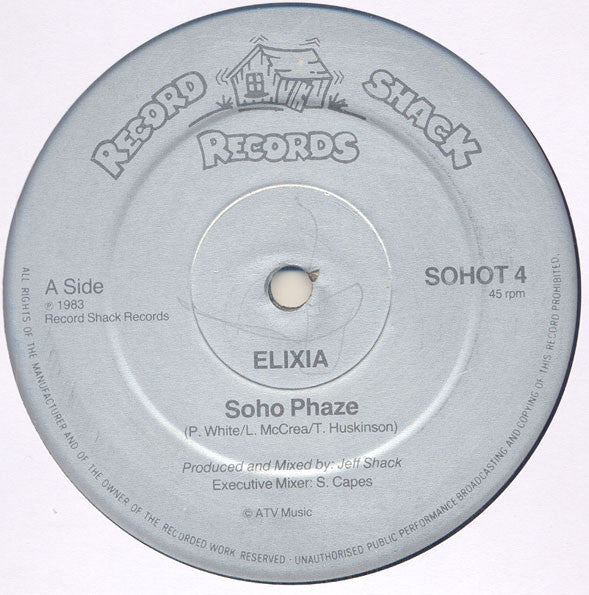 Elixia - Soho Phaze (12", Single) - USED