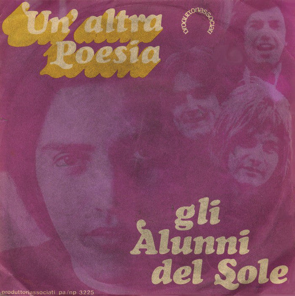 Gli Alunni Del Sole - Un'Altra Poesia (7", Single) - USED