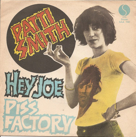 Patti Smith - Hey Joe (Version) / Piss Factory (7", Single) - USED
