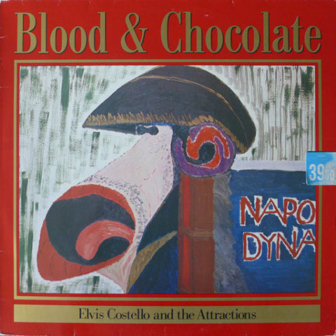 Elvis Costello And The Attractions* - Blood & Chocolate (LP, Album) - USED