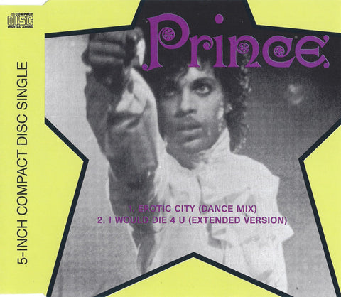 Prince - Erotic City (CD, Single) - USED