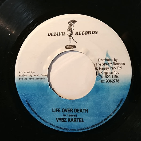 Vybz Kartel - Life Over Death (7") - USED