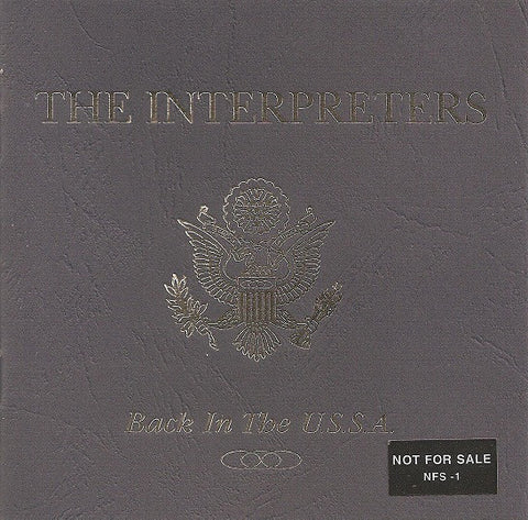 The Interpreters - Back In The U.S.S.A. (CD, Album, Promo) - USED