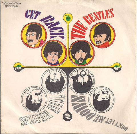 The Beatles With Billy Preston - Get Back / Don't Let Me Down (7", Single) - USED