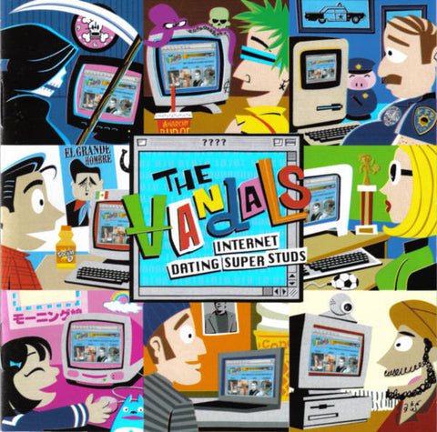 The Vandals - Internet Dating Super Studs (CD, Album, Enh) - USED