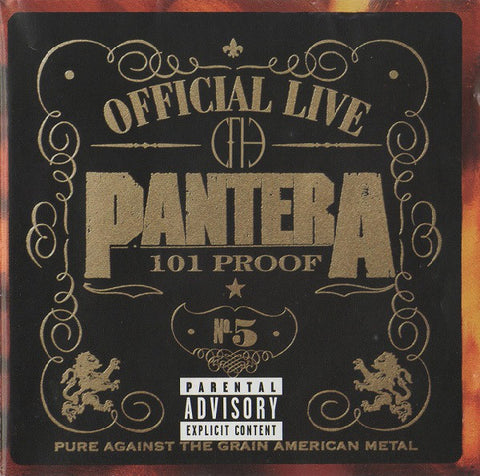 Pantera - Official Live: 101 Proof (CD, Album) - NEW