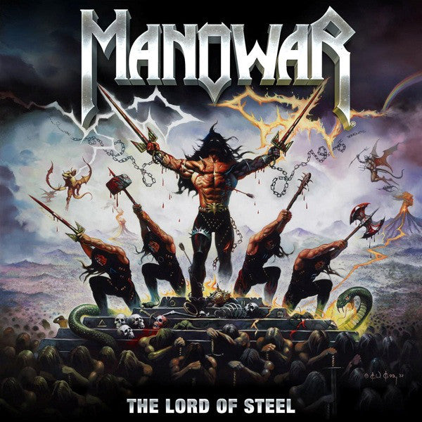 Manowar - The Lord Of Steel (CD, Album) - USED