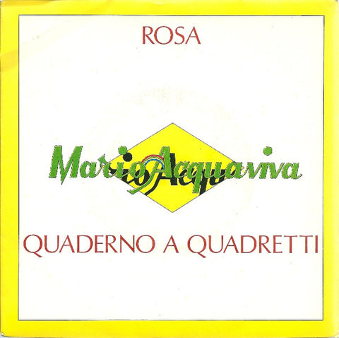 Mario Acquaviva - Rosa / Quaderno A Quadretti (7") - USED