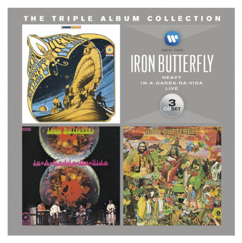 Iron Butterfly - The Triple Album Collection (CD, Album, RE, RM + CD, Album, RE, RM + CD, Album,) - USED