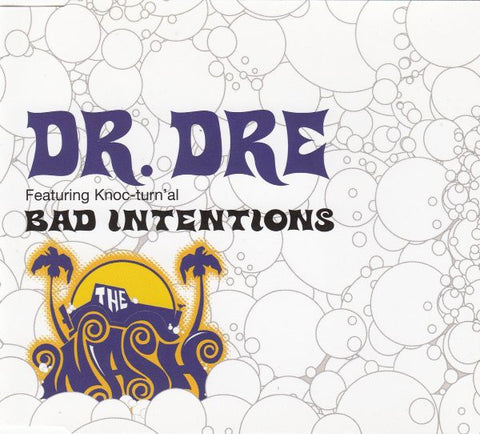 Dr. Dre Featuring Knoc-Turn'al - Bad Intentions (CD, Maxi, Enh) - USED
