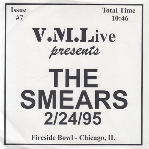 The Smears - 2/24/95 (Fireside Bowl - Chicago, IL) (7", EP) - USED