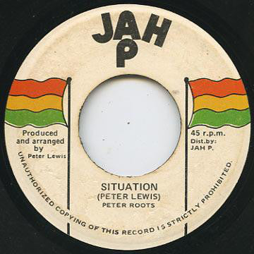 Peter Roots - Situation (7") - USED