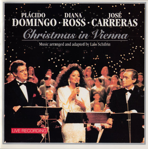 Plácido Domingo* • Diana Ross • José Carreras - Christmas In Vienna (CD, Album) - USED