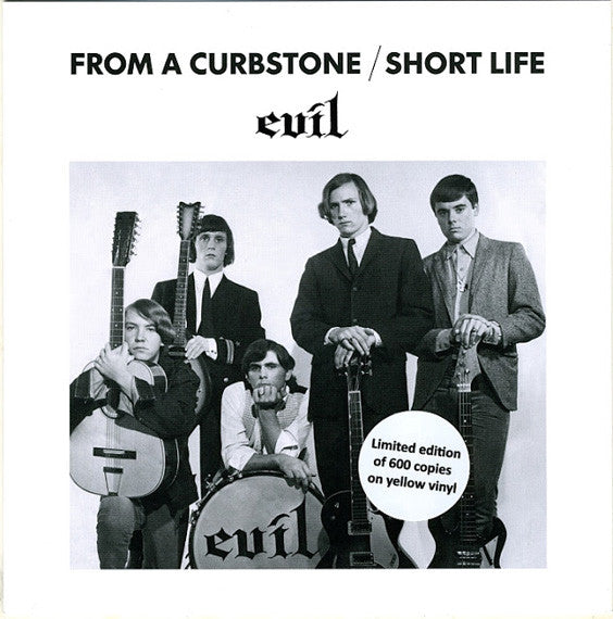 Evil* - From A Curbstone / Short Life (7", RM, Yel) - NEW