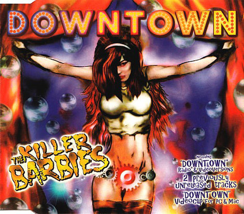 The Killer Barbies - Downtown (CD, Maxi, Enh) - USED