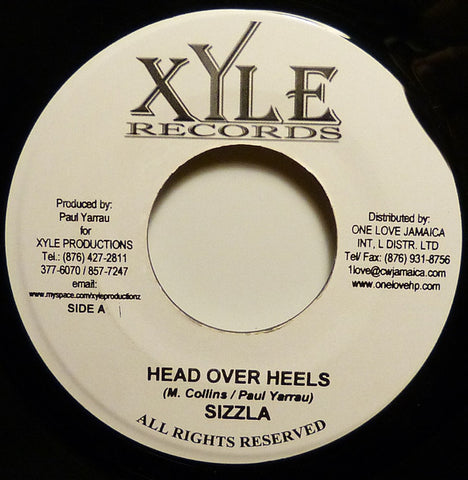 Sizzla - Head Over Heels (7") - USED