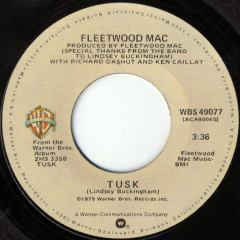 Fleetwood Mac - Tusk / Never Make Me Cry (7", Single) - USED