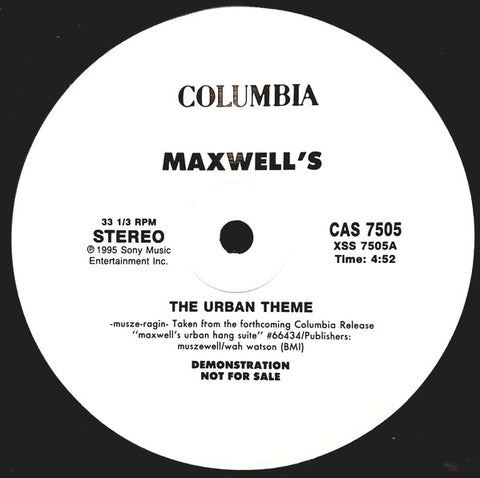 Maxwell's* - Maxwell's Sumthin' Sumthin': 12" Taster (12", Promo, Smplr) - USED