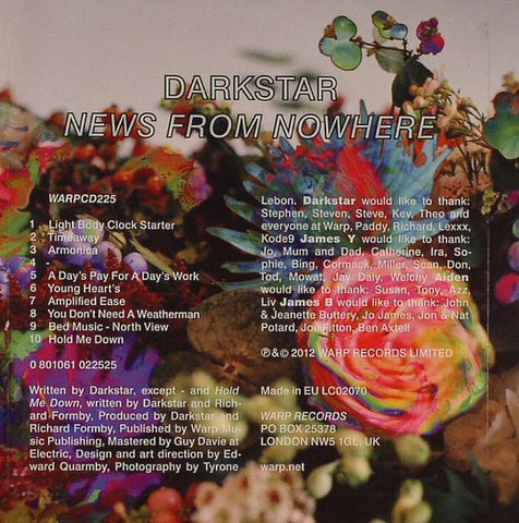 Darkstar (6) - News From Nowhere (CD, Album) - NEW
