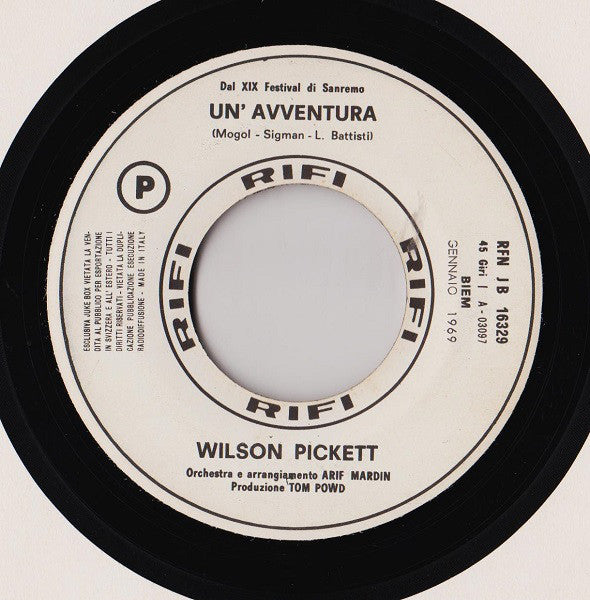 Wilson Pickett / Iva Zanicchi - Un'Avventura / Zingara (7", Jukebox) - USED