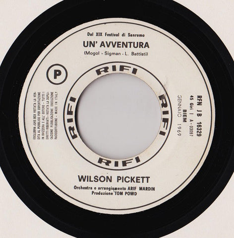 Wilson Pickett / Iva Zanicchi - Un'Avventura / Zingara (7", Jukebox) - USED