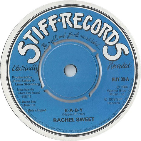 Rachel Sweet - B-A-B-Y  (7", Single) - USED